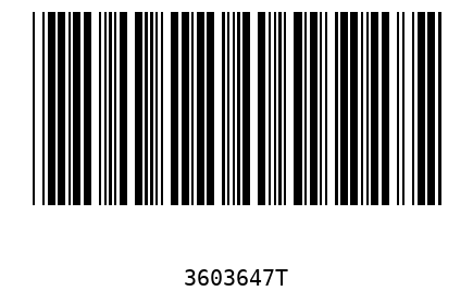 Barra Código 3603647