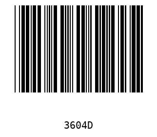 Barra Código, Code 39 3604