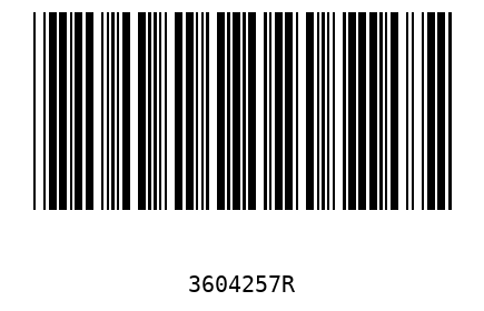 Barcode 3604257