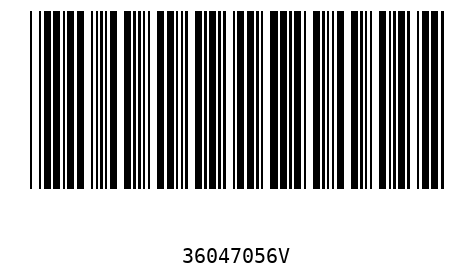 Barcode 36047056