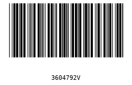 Barcode 3604792