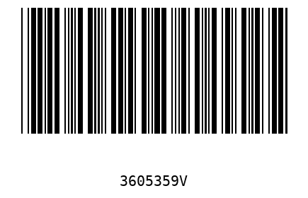 Barcode 3605359