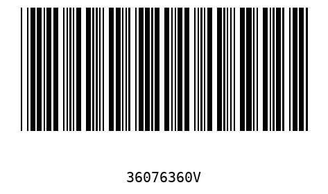 Barcode 36076360