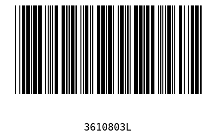 Barcode 3610803
