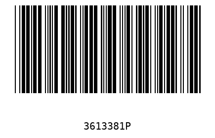 Barcode 3613381