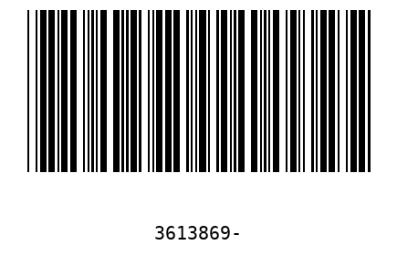 Barcode 3613869