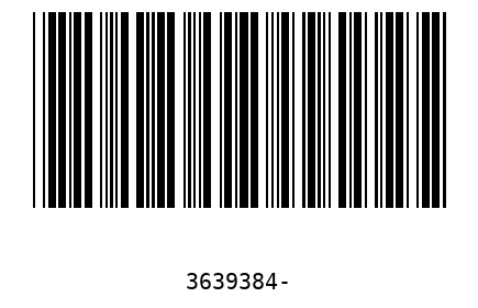 Barcode 3639384