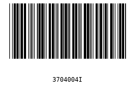 Bar code 3704004