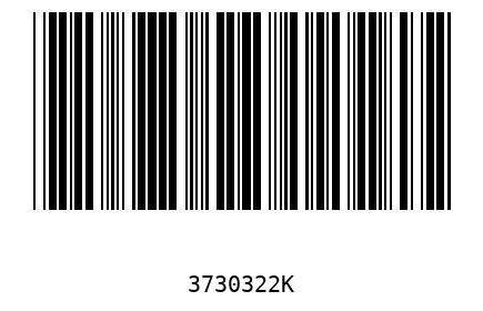 Barcode 3730322