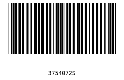 Barcode 3754072