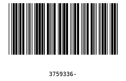 Barcode 3759336