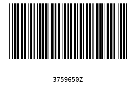Barcode 3759650