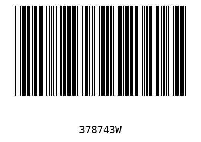Bar code 378743