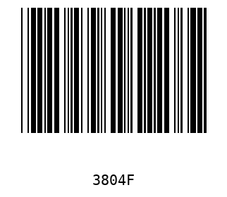Barra Código, Code 39 3804