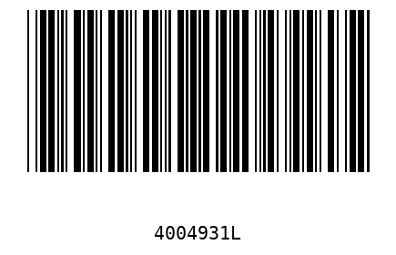 Barcode 4004931