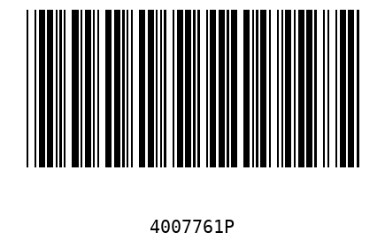 Barcode 4007761