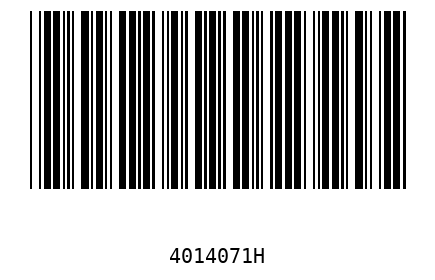 Barcode 4014071
