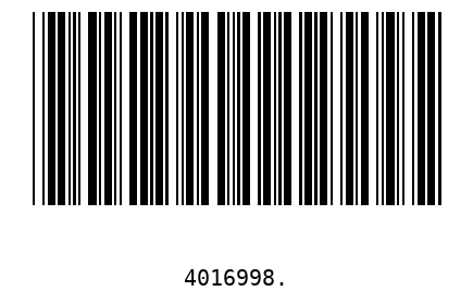 Bar code 4016998