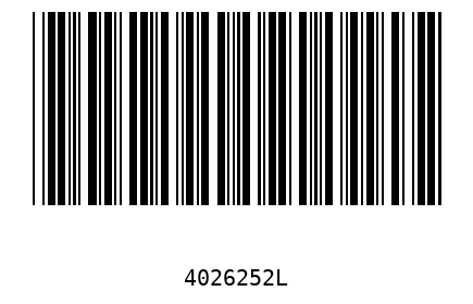 Barcode 4026252