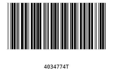 Barcode 4034774