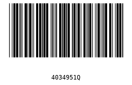 Barcode 4034951