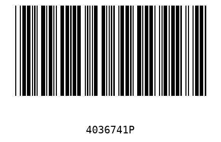 Barcode 4036741