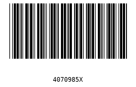 Bar code 4070985