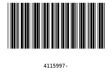 Bar code 4115997