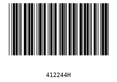 Barcode 412244