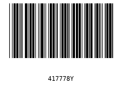 Barcode 417778