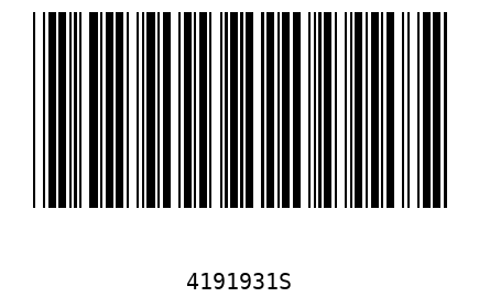 Bar code 4191931
