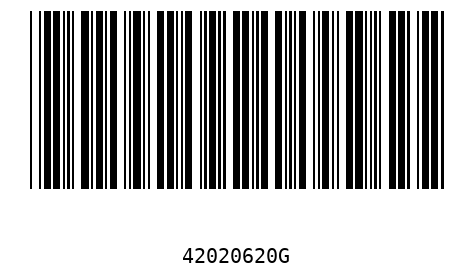 Barcode 42020620