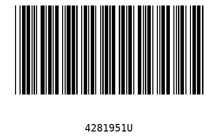 Bar code 4281951