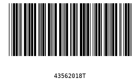 Barcode 43562018