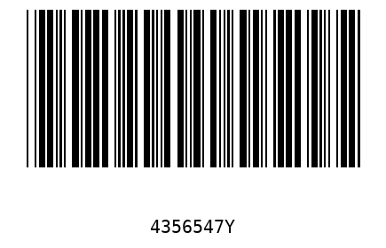 Barcode 4356547