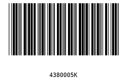 Bar code 4380005