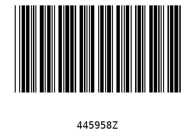Barcode 445958