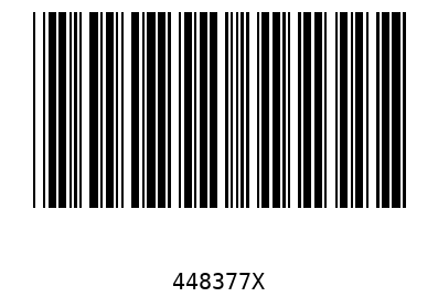 Barcode 448377