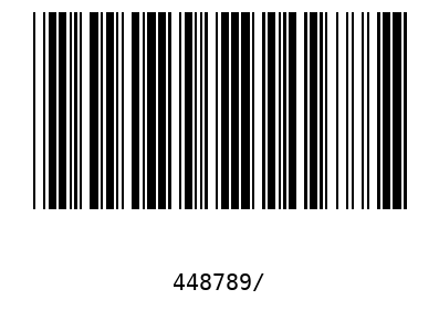 Barcode 448789