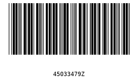 Barcode 45033479