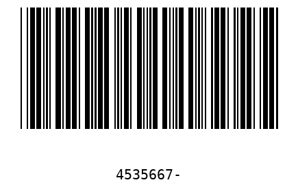 Barcode 4535667