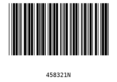 Bar code 458321
