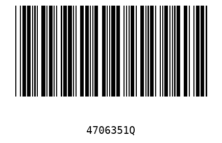 Barcode 4706351