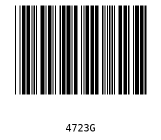 Barra Código, Code 39 4723