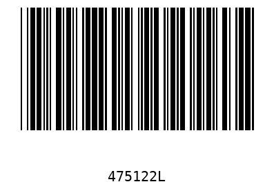 Barcode 475122