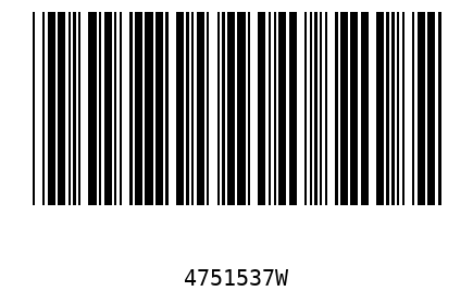 Barcode 4751537