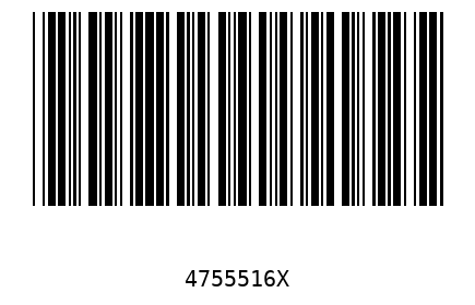 Barra Código 4755516