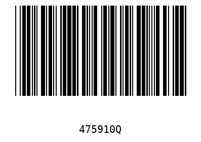Barcode 475910