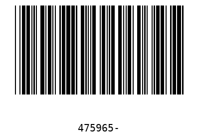 Barcode 475965