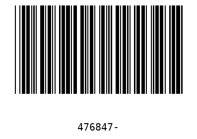 Barcode 476847